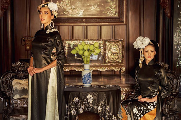 Minh Tú và Phương Khánh đọ sắc trong trang phục áo dài sang chảnh