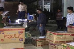 Bắt xe tải chở gần 400kg pháo từ Nghệ An vào Quảng Nam tiêu thụ