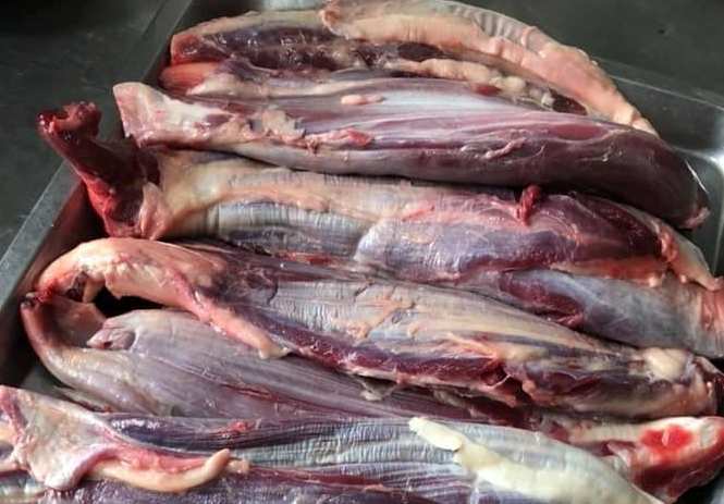 Bắp bò lõi rùa siêu rẻ, dân đua nhau mua nhậu Tết