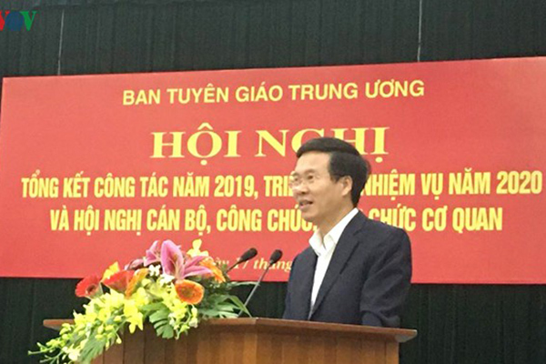 Ông Võ Văn Thưởng: Năm 2020 cần chủ động hơn trong công tác tuyên truyền