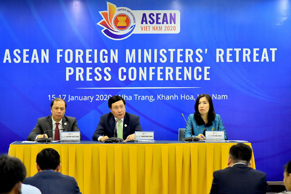 Tuyên bố báo chí của Chủ tịch hội nghị hẹp Bộ trưởng Ngoại giao ASEAN