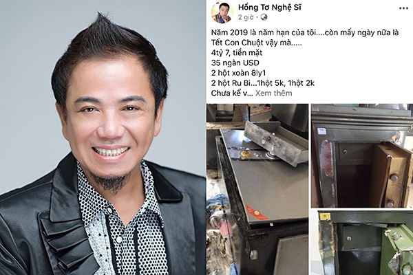 Thực hư chuyện Hồng Tơ bị trộm phá két sắt lấy gần 5 tỷ đồng