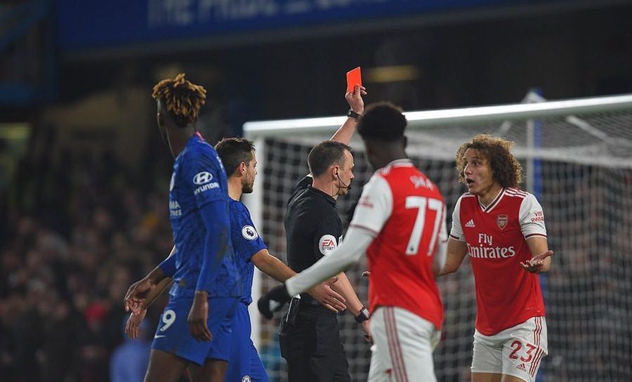 David Luiz bị đuổi, Arsenal cưa điểm siêu kịch tính với Chelsea