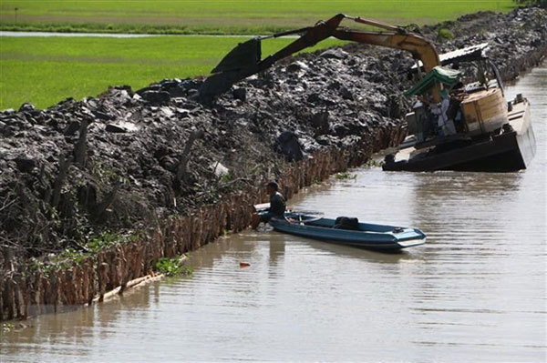 Saltwater intrusion in Mekong Delta to ease by April