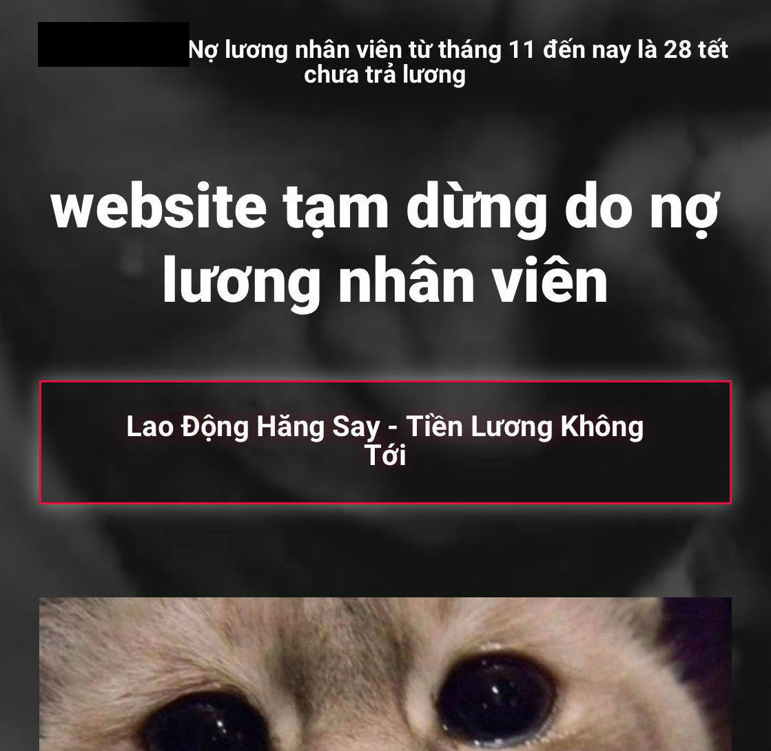 Sếp nợ lương thưởng Tết, nhân viên đóng cửa website công ty BĐS