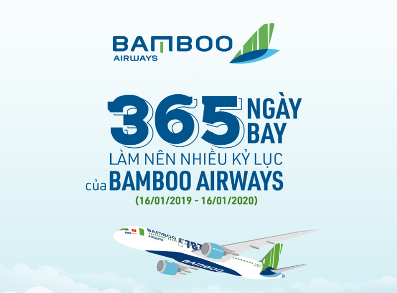 Những dấu mốc ấn tượng trong 365 ngày bay của Bamboo Airways