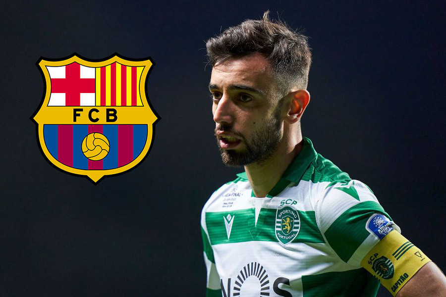 Barca vào cuộc lấy Bruno Fernandes trên tay MU