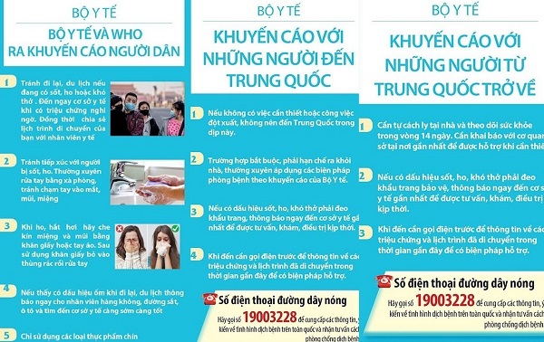 Khuyến cáo mới nhất phòng chống dịch virus corona của Bộ Y tế