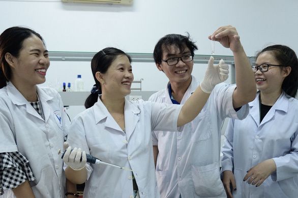 Female scientist interested in rice varieties