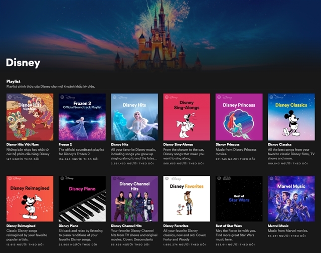 Disney  Spotify