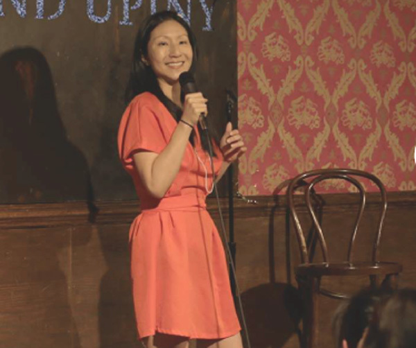 New York-based female comedian at Yoko Cafe
