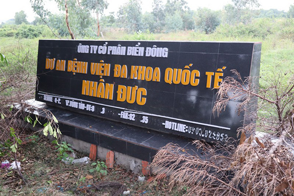 Chấm dứt hoạt động dự án bệnh viện