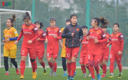 Women footballers ready to depart for Tokyo 2020 Olympic qualifiers in RoK