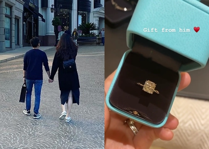Cường Đô La tặng nhẫn kim cương cho vợ ở Mỹ, Hà Hồ ôm Subeo ở Nhật