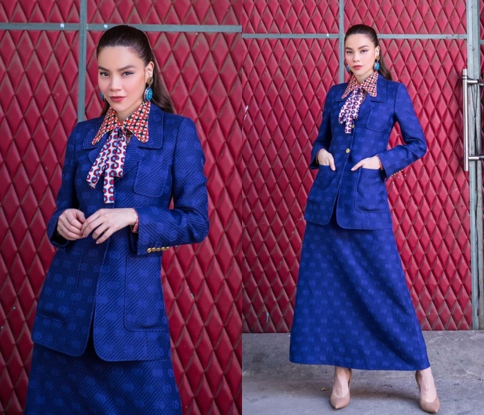 Hà Hồ diện đồ 'kín bưng', Minh Tú hở bạo với nịt ngực