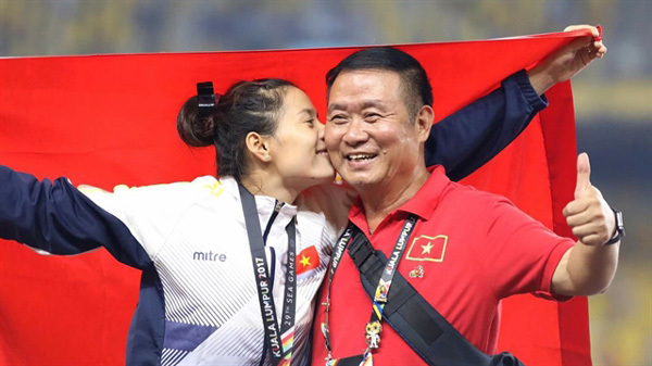 Athletic coach Vu Ngoc Loi plays a key role in many athletes' success