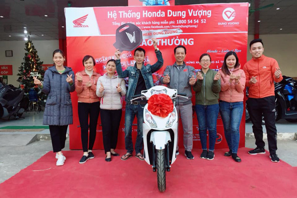 Gần 260.000 khách hàng Honda Việt Nam nhận quà may mắn