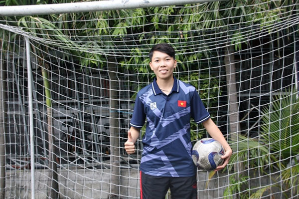Goalie Kim Thanh – steel shield of women’s football team