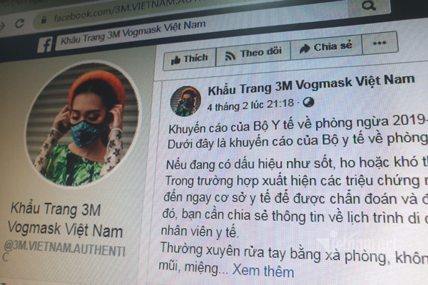 Chiêu trò lừa đảo bán khẩu trang giả trên Facebook