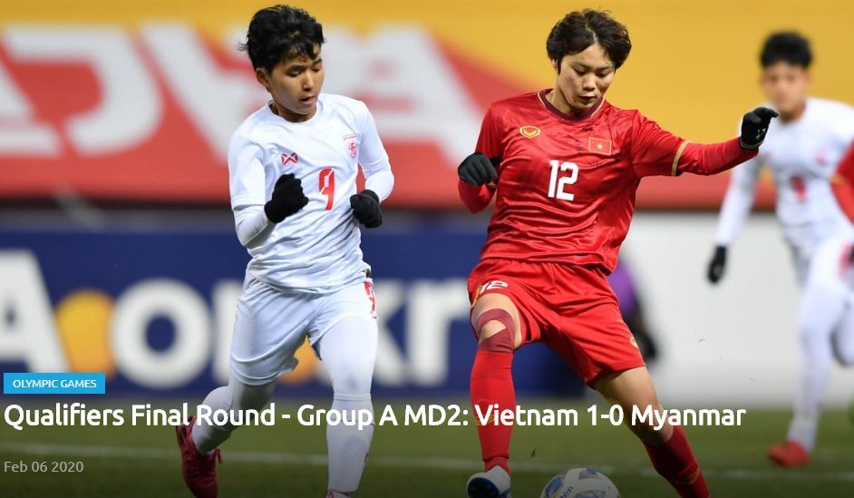 Video bàn thắng nữ Việt Nam 1-0 nữ Myanmar