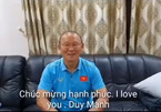 HLV Park Hang Seo chúc mừng đám cưới Duy Mạnh - Quỳnh Anh