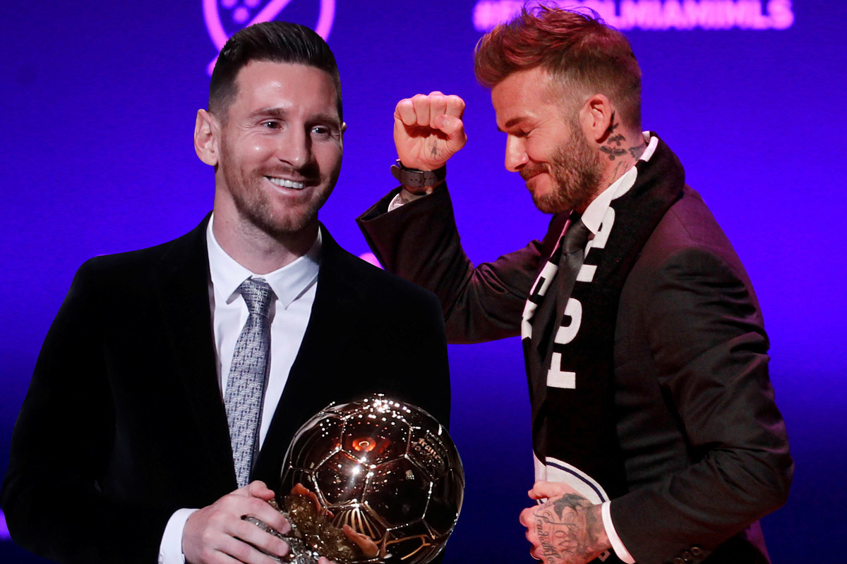 🌟 ¡David Beckham rinde homenaje a Messi con un partido especial!  ⚽ ¡No te pierdas la celebración de los íconos del fútbol!  🎉 2