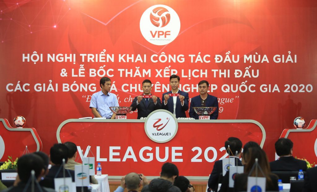Lịch thi đấu lượt đi LS V-League 1 2020