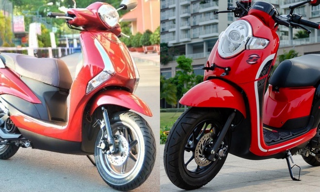 Xe tay ga nữ giá 40 triệu: Chọn Yamaha Latte hay Honda Scoopy?