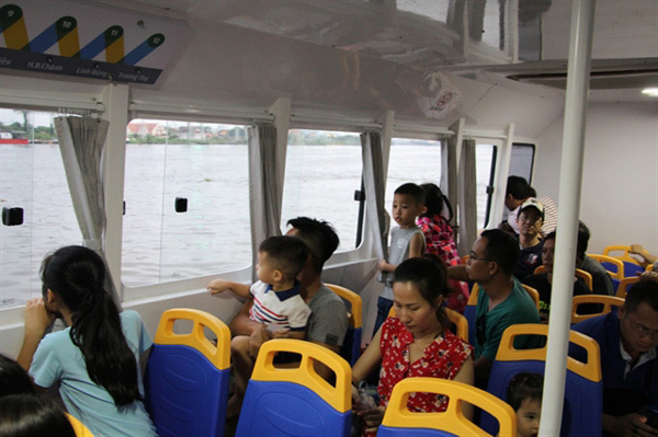 Saigon river bus fails to attract regular commuters