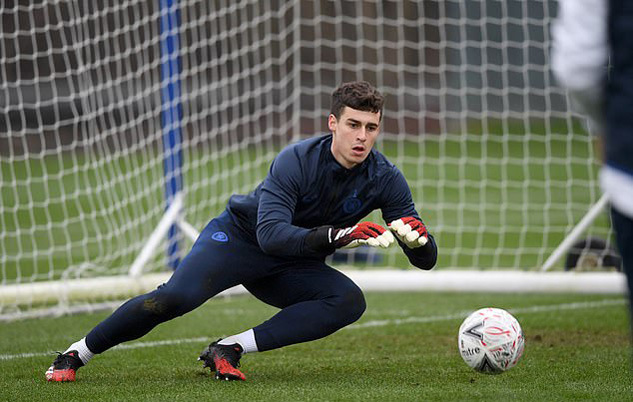 Kepa trở lại bắt chính ở đại chiến Chelsea vs MU