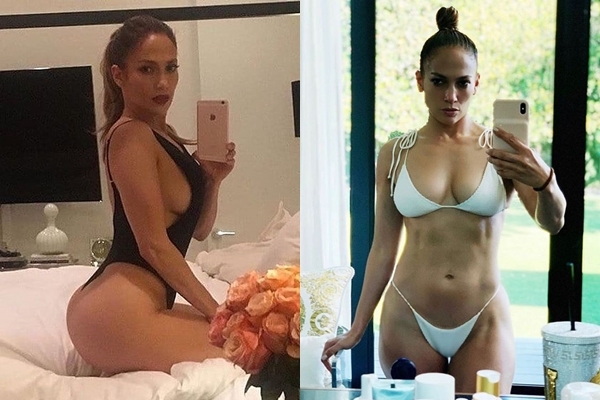 Jennifer Lopez khoe cơ thể săn chắc gợi cảm tuổi 51