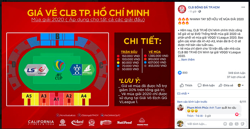 Vì Công Phượng, CLB TPHCM “tranh thủ”... làm kinh tế