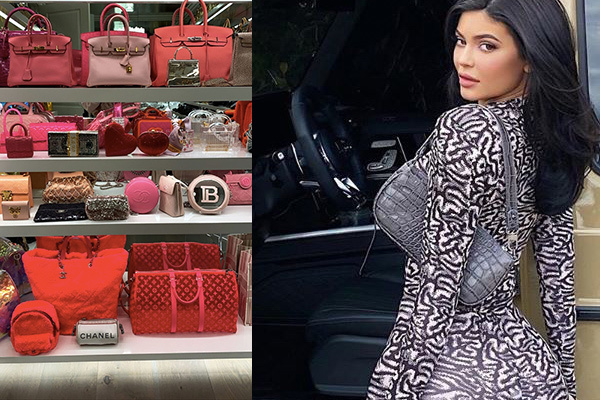 Kylie Jenner khoe 400 chiếc túi xách hàng hiệu