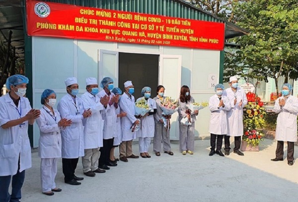 2 bệnh nhân nhiễm Covid-19 ở Bình Xuyên, Vĩnh Phúc xuất viện