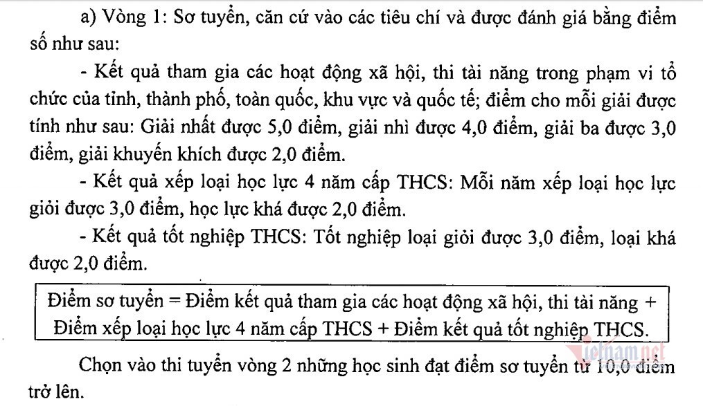 Phương thức tuyển sinh lớp 10 chuyên ở Hà Nội năm học 2020