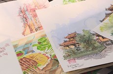 Sketchers spread love for Hanoi
