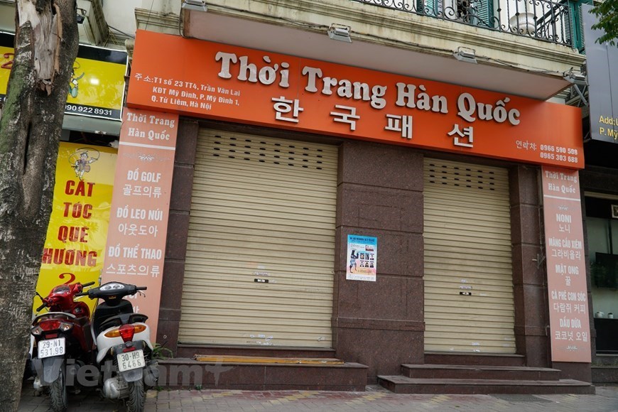 ‘Korean town’ in Hanoi less busy due to fears of COVID-19