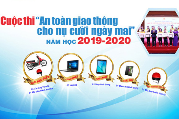 ‘An toàn giao thông cho nụ cười ngày mai’ chuyển sang thi trực tuyến