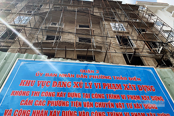 Ứng tiền ngân sách cưỡng chế công trình xây lụi ở 'khu nhà giàu' Thảo Điền - Ảnh 9.