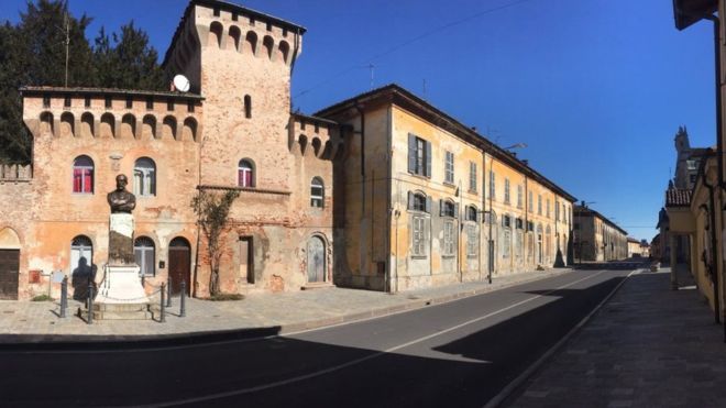 Coronavirus: Quarantined inside Italy's red zone