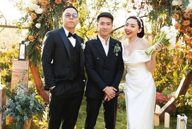 Khoảnh khắc đáng nhớ trong hôn lễ của Hoàng Touliver, Tóc Tiên