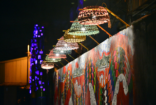 Art space from recycled materials