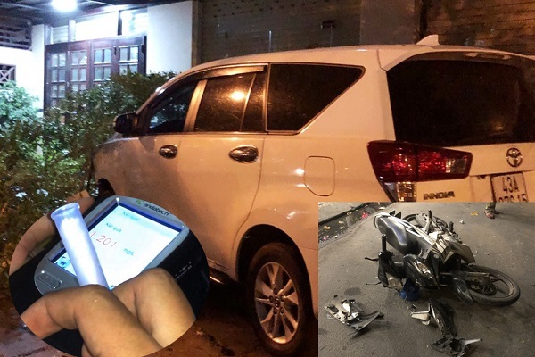 Trốn chốt kiểm tra nồng độ cồn, tài xế gây tai nạn ở Đà Nẵng