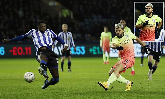 Aguero hóa người hùng đưa Man City vào tứ kết FA Cup