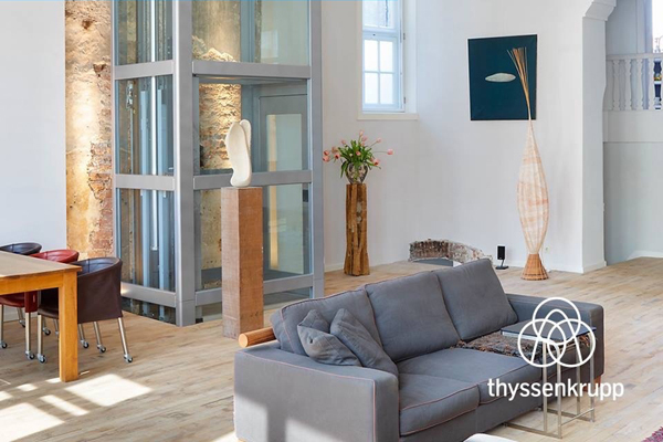 ‘Nâng tầm’ căn hộ với thang máy gia đình Thyssenkrupp Homelift