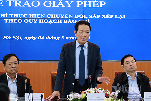 Trao giấy phép 18 tạp chí theo quy hoạch báo chí