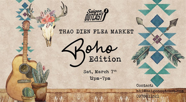 Boho flea market to open at Saigon Outcast