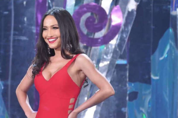 Hoài Sa trình diễn áo tắm bốc lửa ở bán kết Hoa hậu Chuyển giới