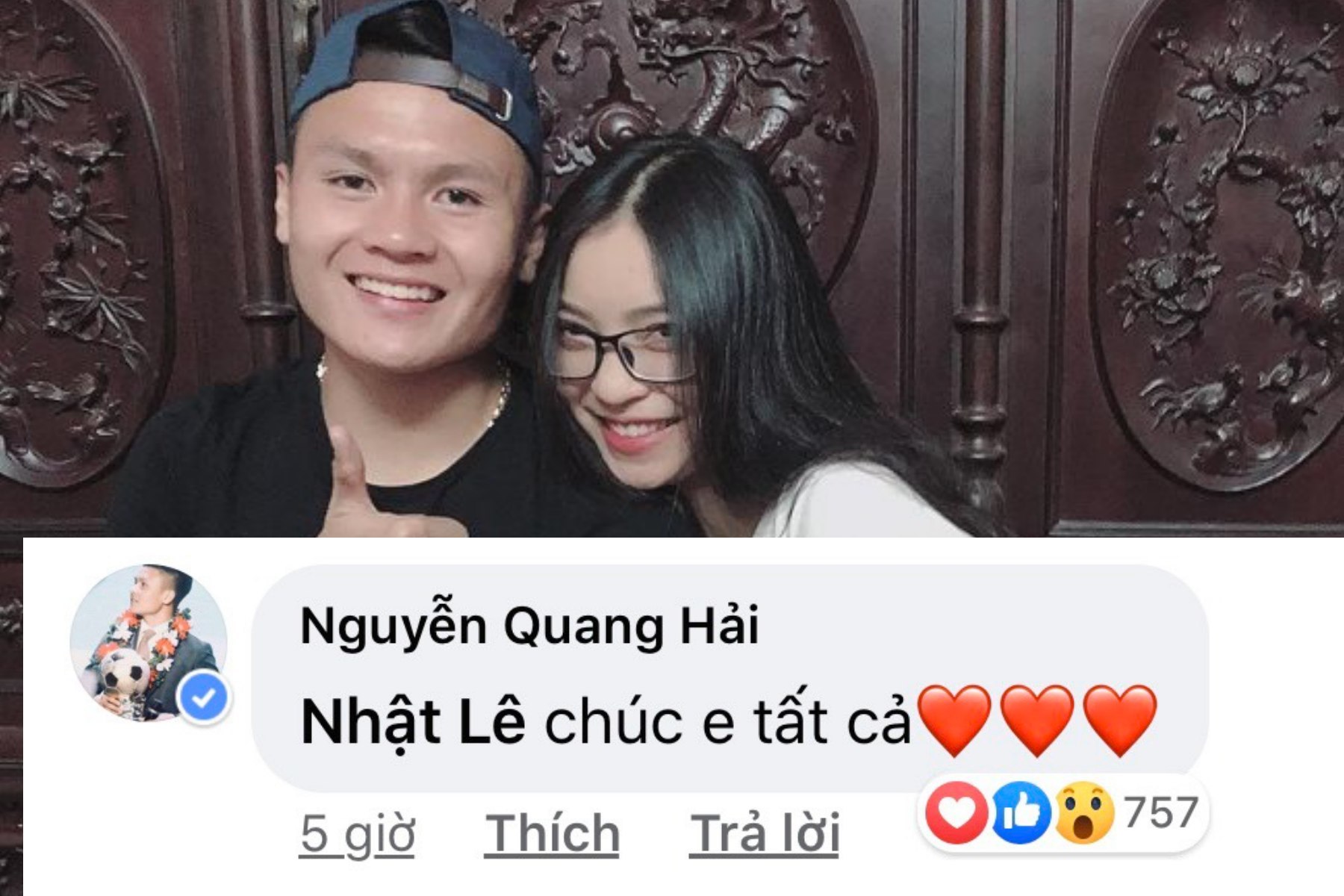 Quang Hải công khai tình tứ Nhật Lê, dân mạng chắc nịch 'yêu lại từ đầu'