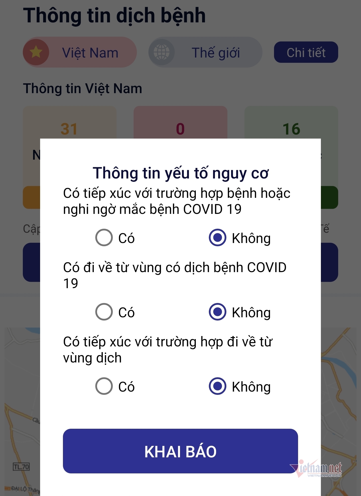 HÆ°á»›ng Dáº«n Khai Bao Y Táº¿ Tá»± Nguyá»‡n Tren Ä'iá»‡n Thoáº¡i Vietnamnet